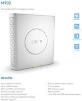 Snom M900 IP DECT multi-cell basisstation (tot 4000 basisstations, tot 16000 handsets, tot 8 Gelijktijdige gesprekken per basisstation, PoE), Wit, 00004426 - thumbnail