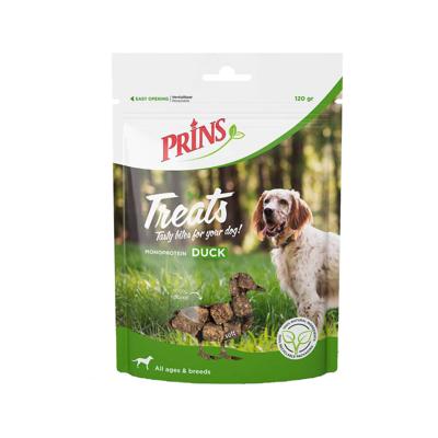 Prins Treats Duck (eend) hondensnack (120g) 2 stuks Prins Treats Duck (eend) hondensnack (120g) 2 stuks