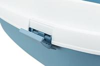 TRIXIE KATTENBAK PRIMO MET RAND BLAUW / WIT XXL 71X56X25 CM - thumbnail