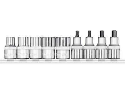 Gedore Dopsleutelschroevendraaier 1/2” | + Rail | 9-dlg - 3301872 Gedore Dopsleutelschroevendraaier 1/2” | + Rail | 9-dlg - 3301872