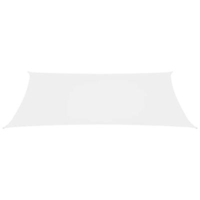 VidaXL Zonnescherm rechthoekig 2x4,5 m oxford stof wit - thumbnail