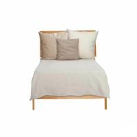 Sprei Geometrisch 180 x 260 cm Beige (4 Stuks) - thumbnail