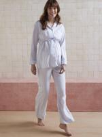 2-delige effen pyjamaset Before and After hemelsblauw - thumbnail