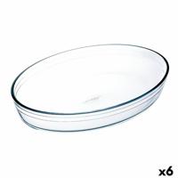 Ovenschaal Ô Cuisine Ocuisine Vidrio Transparant Glas Ovaalvormig 26,2 x 17,9 x 6,2 cm (6 Stuks) - thumbnail