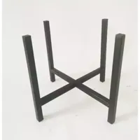 Metal stand black 28x28h30cm - thumbnail