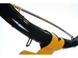 Spatbordset 28" 45 mm kunststof compleet met stangenset - zwart