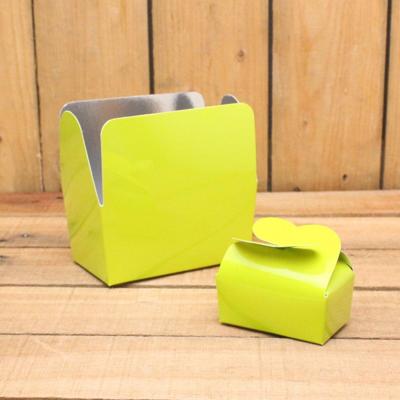 Bonbon doosjes - Chocolade doosje - Limoengroen HOOG - 24 stuks