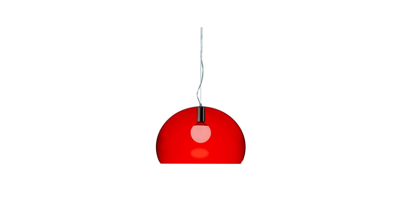 Kartell Fly Hanglamp Rood Kartell Fly Hanglamp Rood