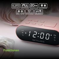 Muse fm wekkerradio, roze - thumbnail