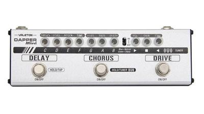 Valeton Dapper Mini Effect Strip. Overdrive, Chorus, Delay, Tuner