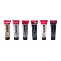 Bruynzeel Amsterdam standard series acrylverf grijstinten set 20ml, 6dlg. - thumbnail