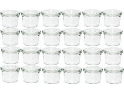 WECK 80 Mini-stormglas 12 stuks 80 ml zonder ringen en klemmen