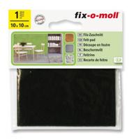 Fix-o-moll beschermvilt 10cmx10cm bruin - thumbnail