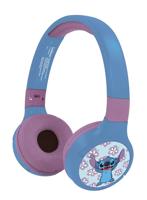 Lexibook - Disney Stitch HPBT010D 2-in-1 Bluetooth and Wired Headphones with Microphone and Control Button, Foldable and Adjustable, Rechargeable Long Term Battery - thumbnail