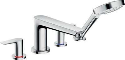 Hansgrohe Talis E 4-gats badrandmengkraan afbouwdeel voor inbouwdeel 13244180, chroom