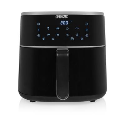 Princess 01.182244.01.001 Airfryer 6 l 1500 W Anti-aanbaklaag, Heteluchtfunctie, Timerfunctie, Instelbare temperatuur, Met display Zwart