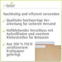 e-Green enveloppen met blokbodem, ft 400 x 500 x 100 + 100 mm, doos van 100 stuks - thumbnail