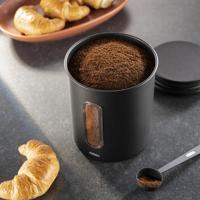 Xavax Kaffeedose für 500g Bohnen oder 700g Pulver, luftdicht, aromadicht, Schwarz 00111275 Blik voor koffiebonen - thumbnail