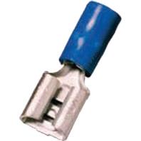 Intercable 180873 Platte stekker (female) Insteekbreedte: 2.80 mm Insteekdikte: 0.80 mm Deels geïsoleerd Blauw 1 stuk(s)