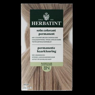 Herbatint Permanente Haarkleuring 8N Licht-Blond