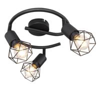 Globo Design plafondlampXara I zwart - 54802S-3 - thumbnail