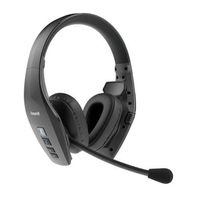 Jabra BlueParrott S650-XT draadloze headset - 2in1 stereo naar mono Bluetooth hoofdtelefoon voor heldere gesprekken - met 4 microfoons om 96% achtergrondgeluid te onderdrukken en ruisonderdrukking