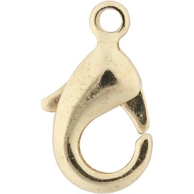 Creativ Company Karabijnhaken, l: 10,1 mm, verguld, 5 stuk/ 1 doos