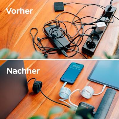 Verbatim Mobiele telefoon Kabel [1x USB-C stekker - 1x USB-C stekker] 1.2 m USB-C Met magnetische aansluiting