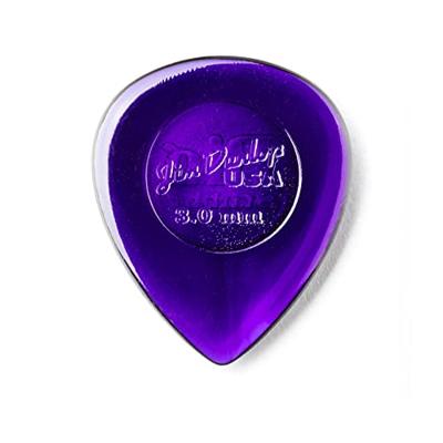 Dunlop Big Stubby 3.00mm 6-pack plectrumset paars