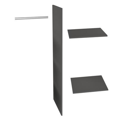 WOOOD Interieurpakket t.b.v. Kledingkast Connect 2-deurs met lade, kleur Zwart