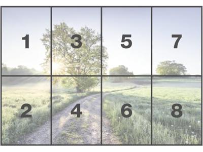 Noordwand Komar Colours Fotobehang Meadow Trail - 8-134