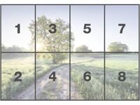 Noordwand Komar Colours Fotobehang Meadow Trail - 8-134 - thumbnail