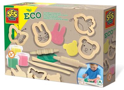 SES eco klei met houten tools