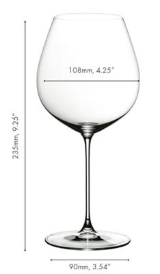 Riedel Wijnglazenset - Rode Wijnglazen - Veritas - Pinot noir - 710 ml - 4 stuks Riedel Wijnglazenset - Rode Wijnglazen - Veritas - Pinot noir - 710 ml - 4 stuks