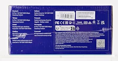 TP-Link TL-SG108 8-Port 10/100/1000Mbps Desktop Switch Switch Zwart - thumbnail