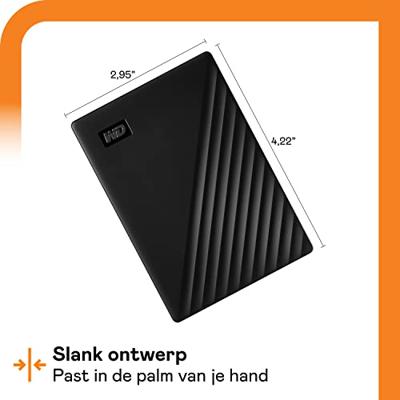 Externe Harde Schijf Western Digital WDBPKJ0050BBK-WESN 5 TB Zwart - thumbnail