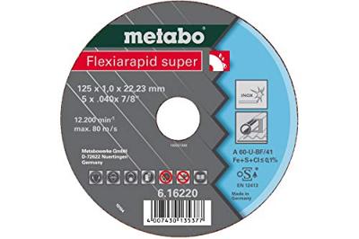Metabo 616216000 Doorslijpschijf recht 115 mm 25 stuk(s) RVS