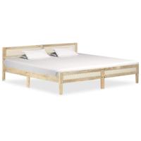 Bedframe massief mangohout 200 cm - thumbnail