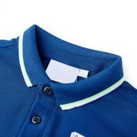 Kinderpoloshirt 104 donkerblauw - thumbnail