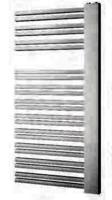 Designradiator BWS Franto Sinistro 121 x 60 cm 690 Watt Buis Links Donkergrijs Structuur - thumbnail