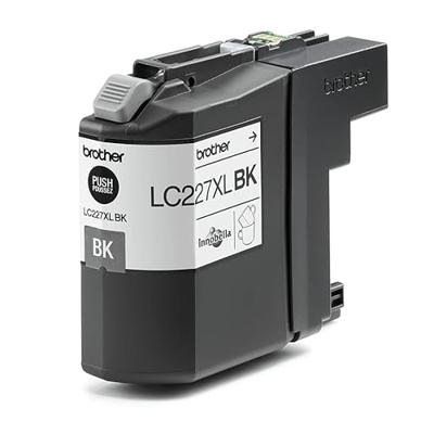 Brother inktcartridge, 1.200 pagina&apos;s, OEM LC-227XLBK, zwart, op blister