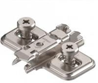 Kruismontage Plaat 0mm Met Voorgemonteerde Euroschroeven - thumbnail