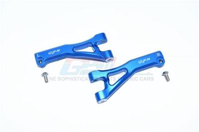 GPM Aluminium Front Upper Arms 4pcs, Arrma Limitless, Blue