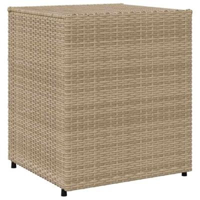 Tuinkast 55x59x69 cm poly rattan beige