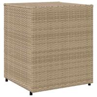 Tuinkast 55x59x69 cm poly rattan beige - thumbnail