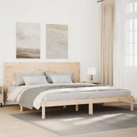 Bedframe extra lang zonder matras massief hout 200x210 cm - thumbnail