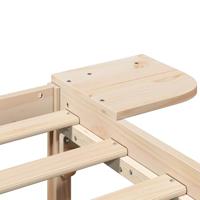 Bedframe met nachttafels Bruin 160 x 200 cm Bruin - thumbnail