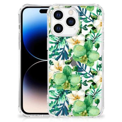Apple iPhone 14 Pro Max Case Orchidee Groen Apple iPhone 14 Pro Max Case Orchidee Groen