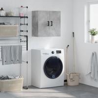 Wandkast 60x31x60 cm bewerkt hout betongrijs - thumbnail