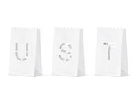 Papieren Lantaarns Just Married - thumbnail